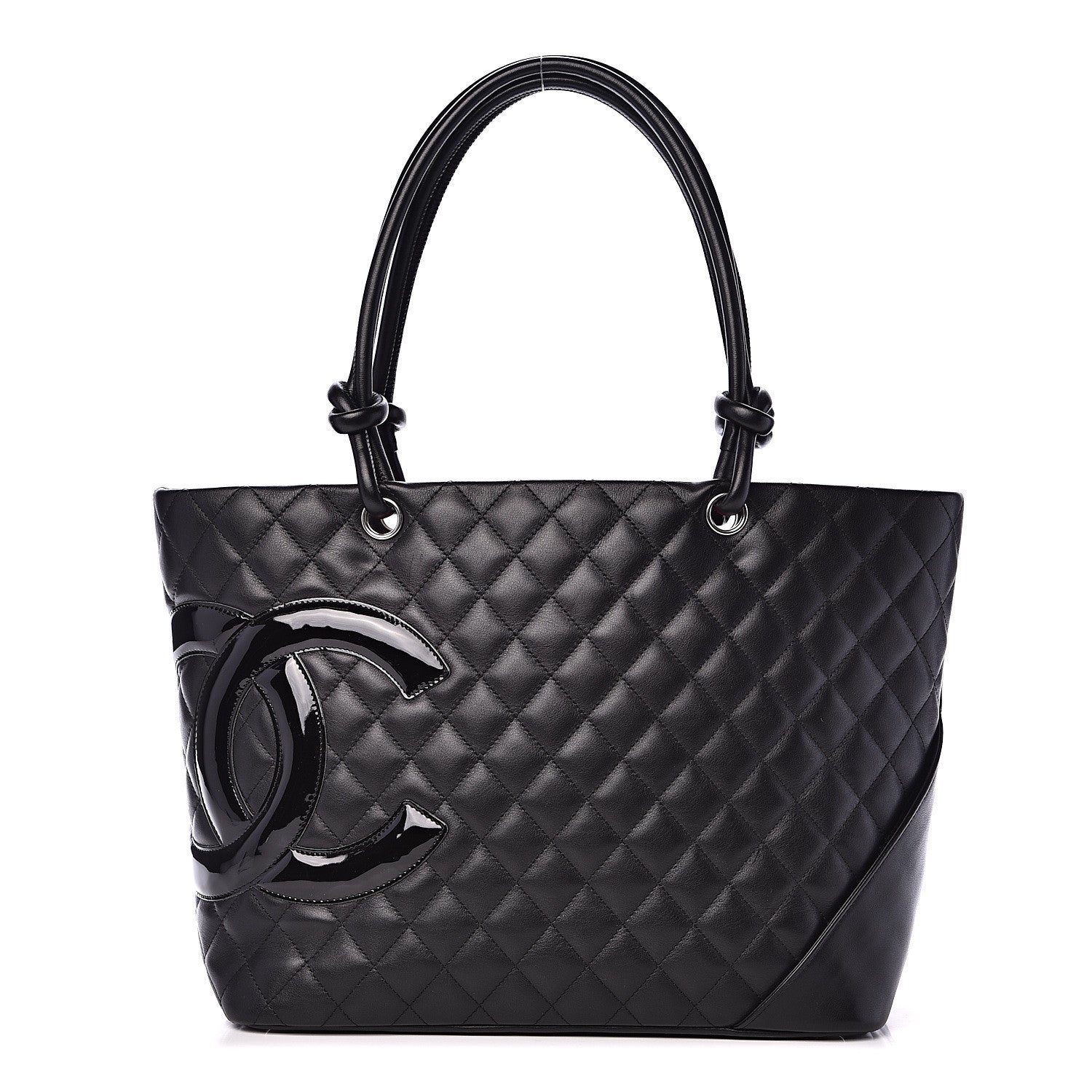 Chanel Calfskin Quilted Large Cambon Tote Black 1 of 12