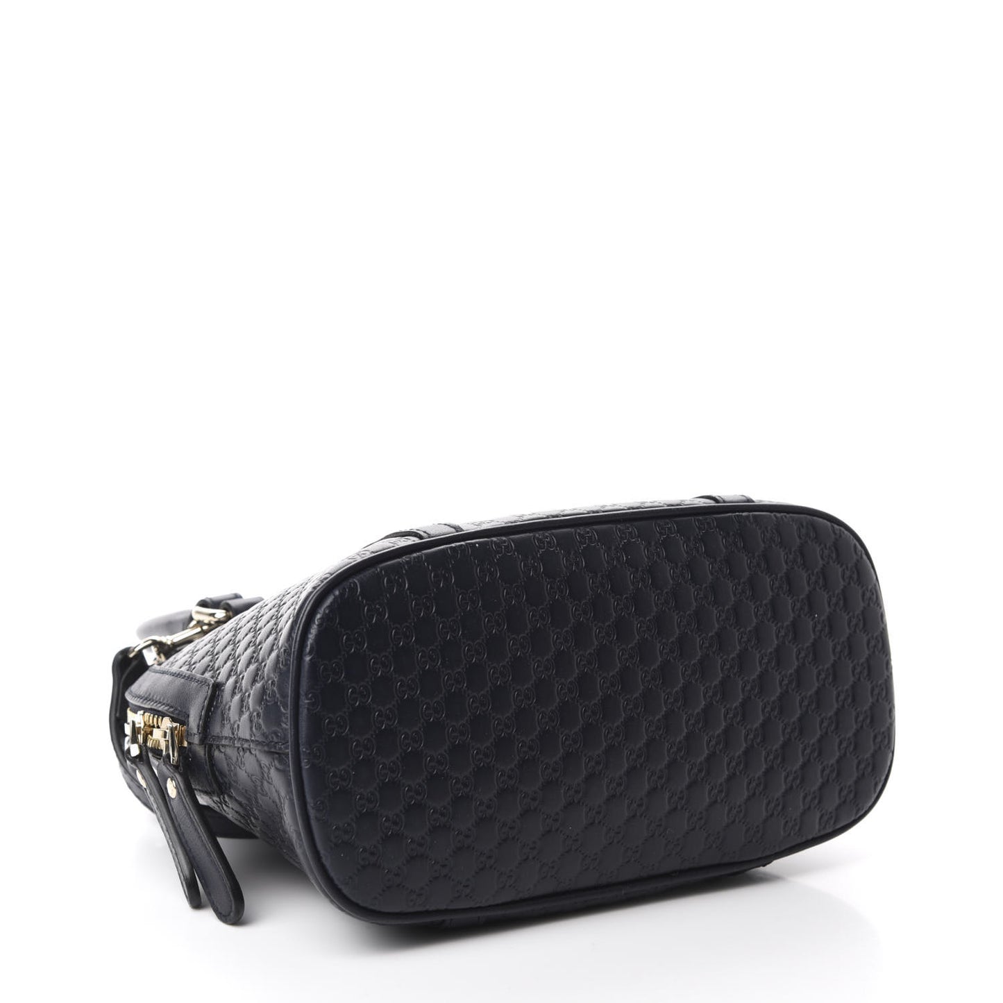 Soft Microguccissima Mini Dome Bag Blue