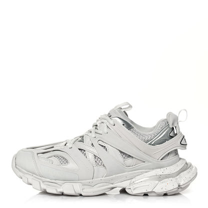 Balenciaga Rubber Mesh Fabric Monocolor Recycled Sole Womens Track Sneakers 38 White 1 of 9