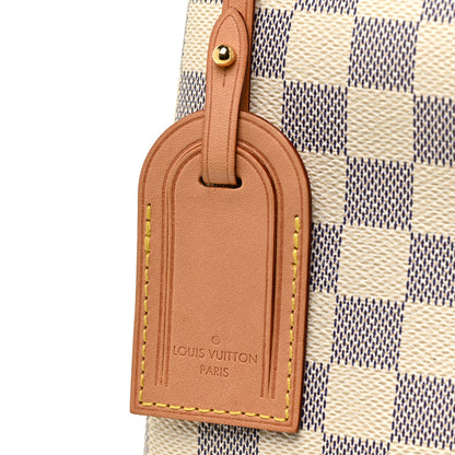 Louis Vuitton Damier Azur Graceful MM Rose Ballerine 24 of 25