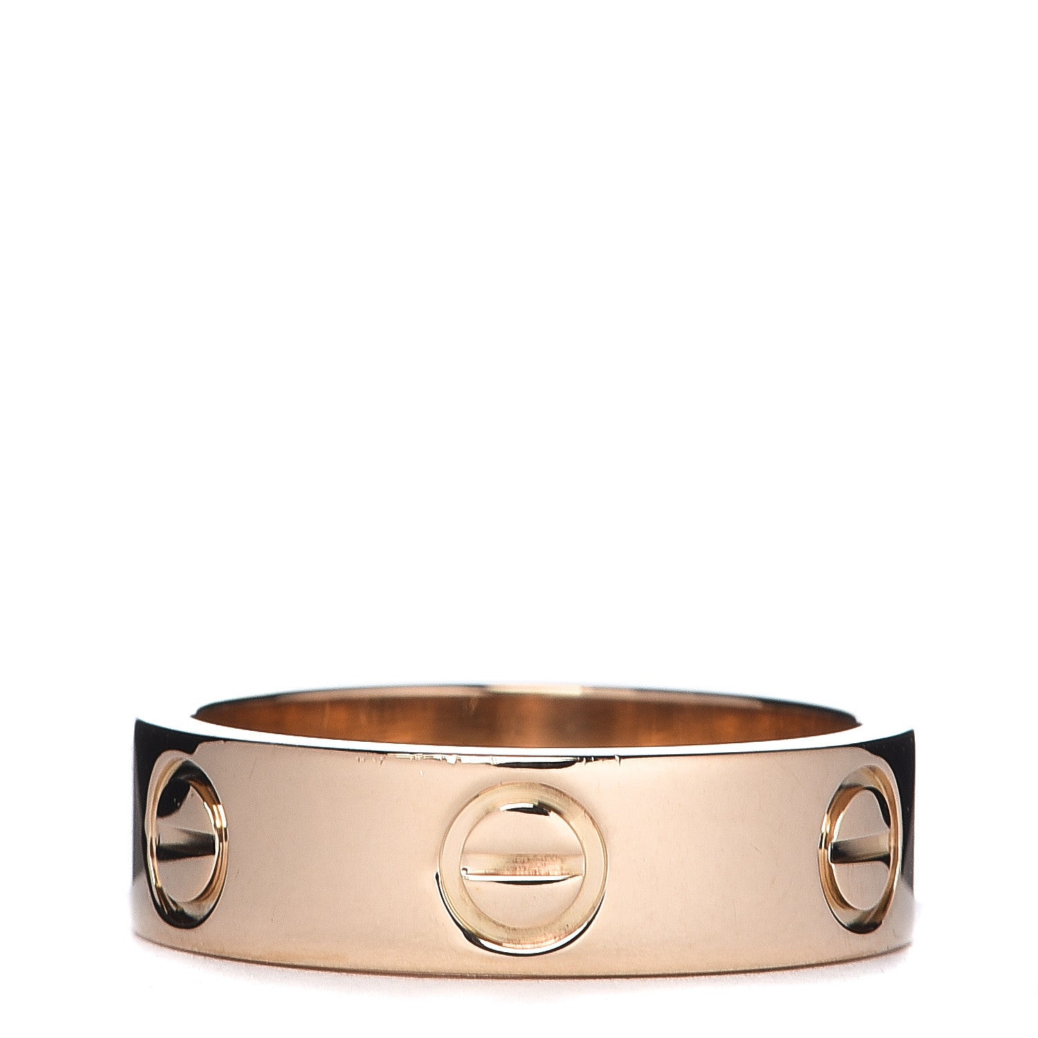 Cartier 18K Yellow Gold 5.5mm LOVE Ring 52 6 3 of 4