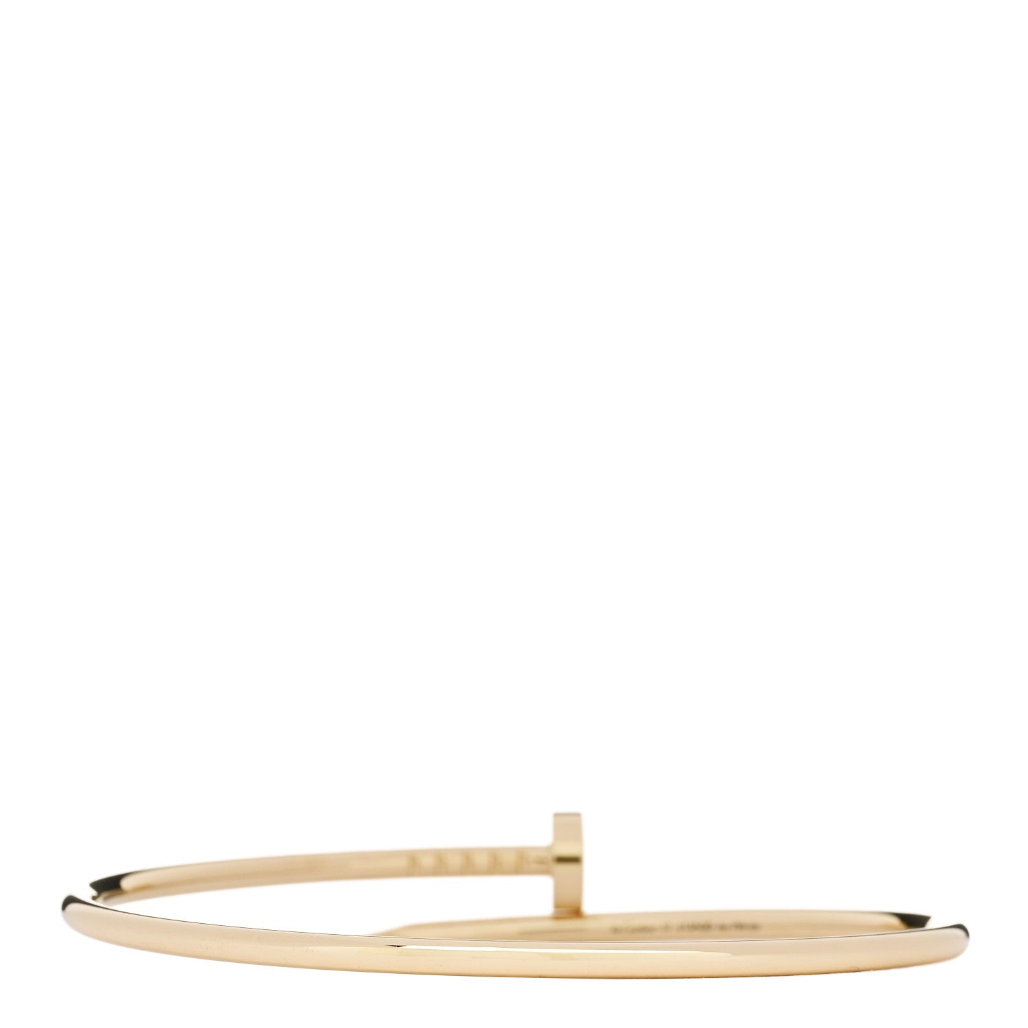 Cartier 18K Yellow Gold Small Juste Un Clou Bracelet 17 2 of 5
