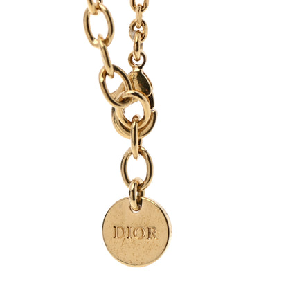 Christian Dior Metal Pearl Logo Bracelet Gold 4 of 5