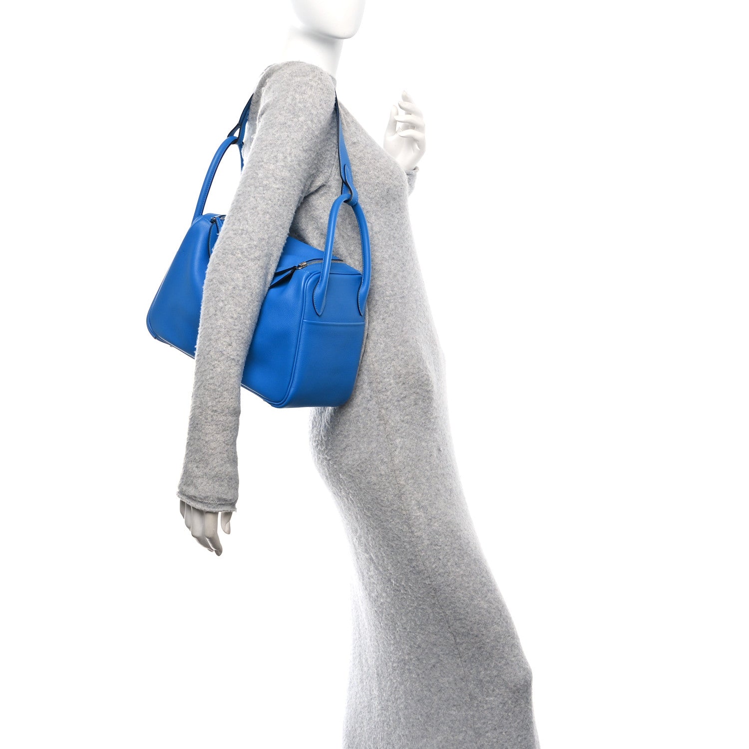 Hermes Evercolor Lindy 30 Bleu Hydra 2 of 11
