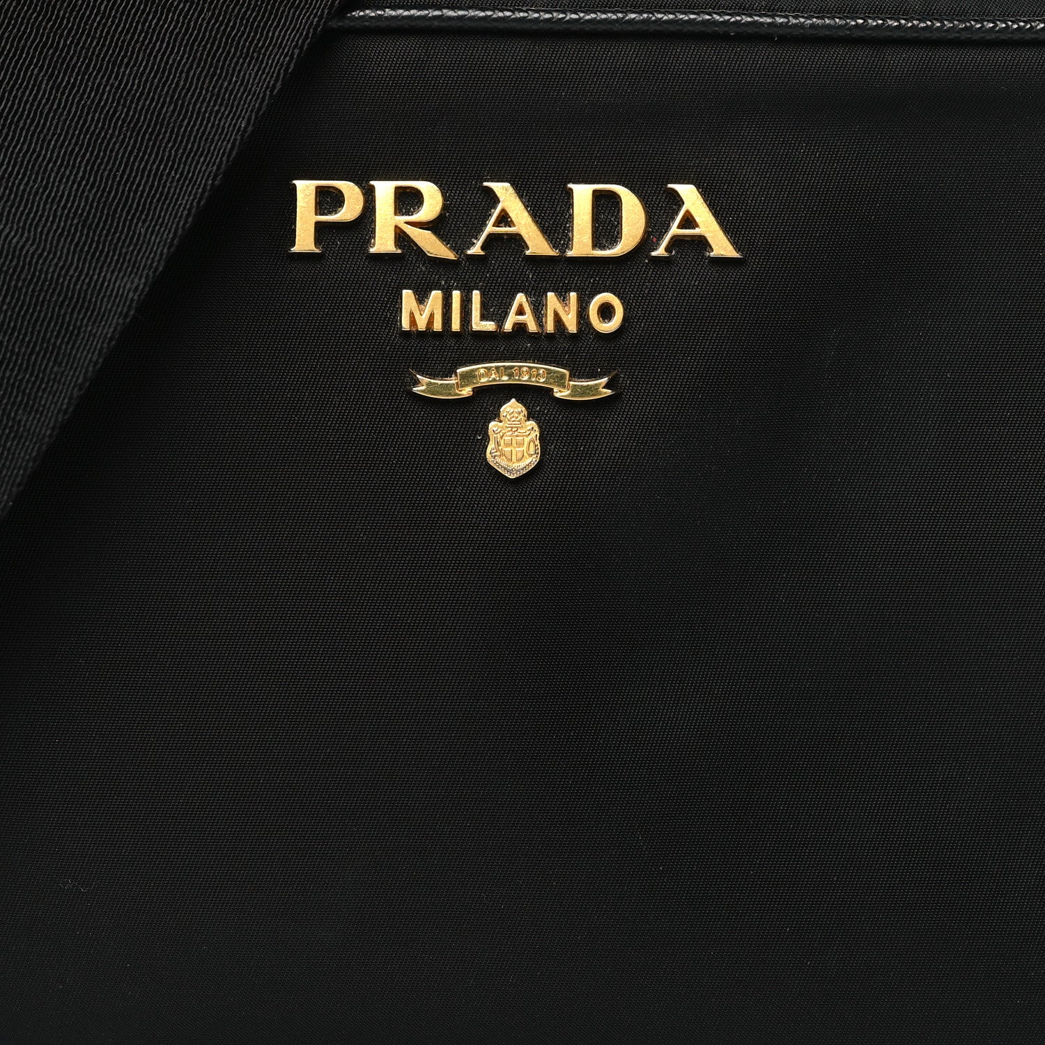 Prada Tessuto Nylon Soft Calf Camera Bag Black 8 of 11