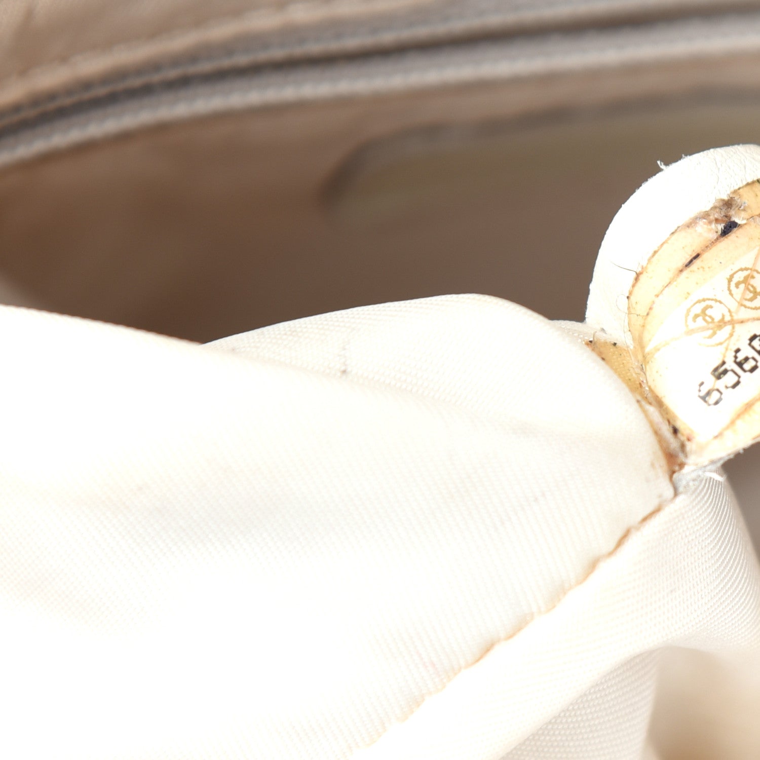 Chanel Nylon Travel Backpack Beige 7 of 10