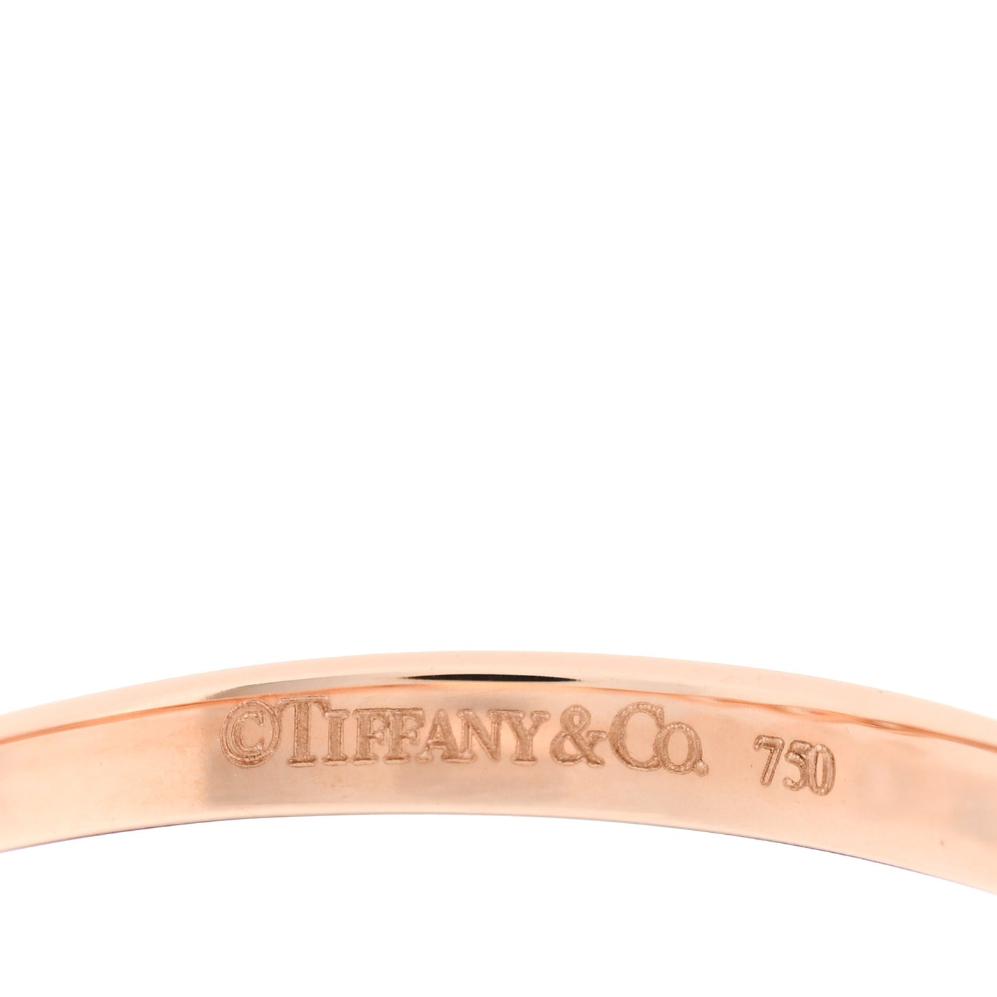 18K Rose Gold Diamond Three Stone Milgrain Ring 46 3.75
