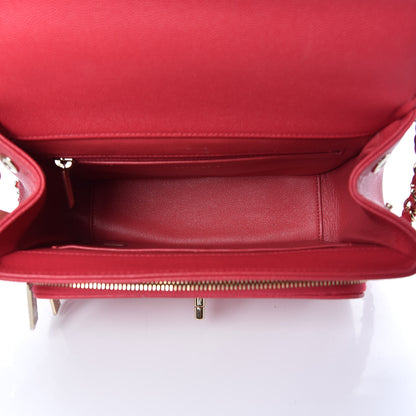 Chanel Caviar Quilted Medium Business Affinity Flap Red 5 of 10
