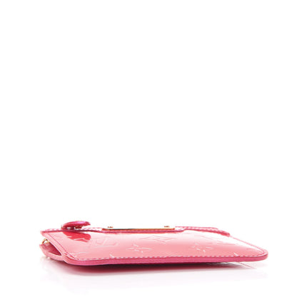 Louis Vuitton Vernis Key Pouch Rose Pop 4 of 9