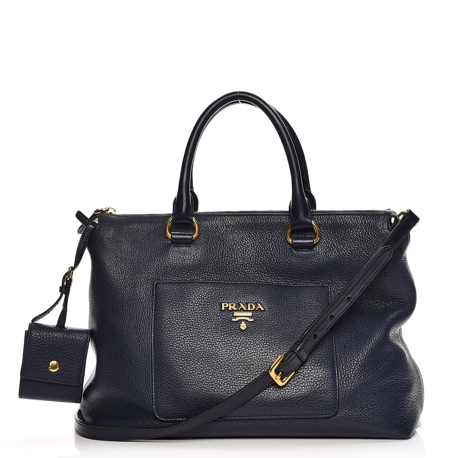 Prada Vitello Daino Tote Baltico 1 of 9