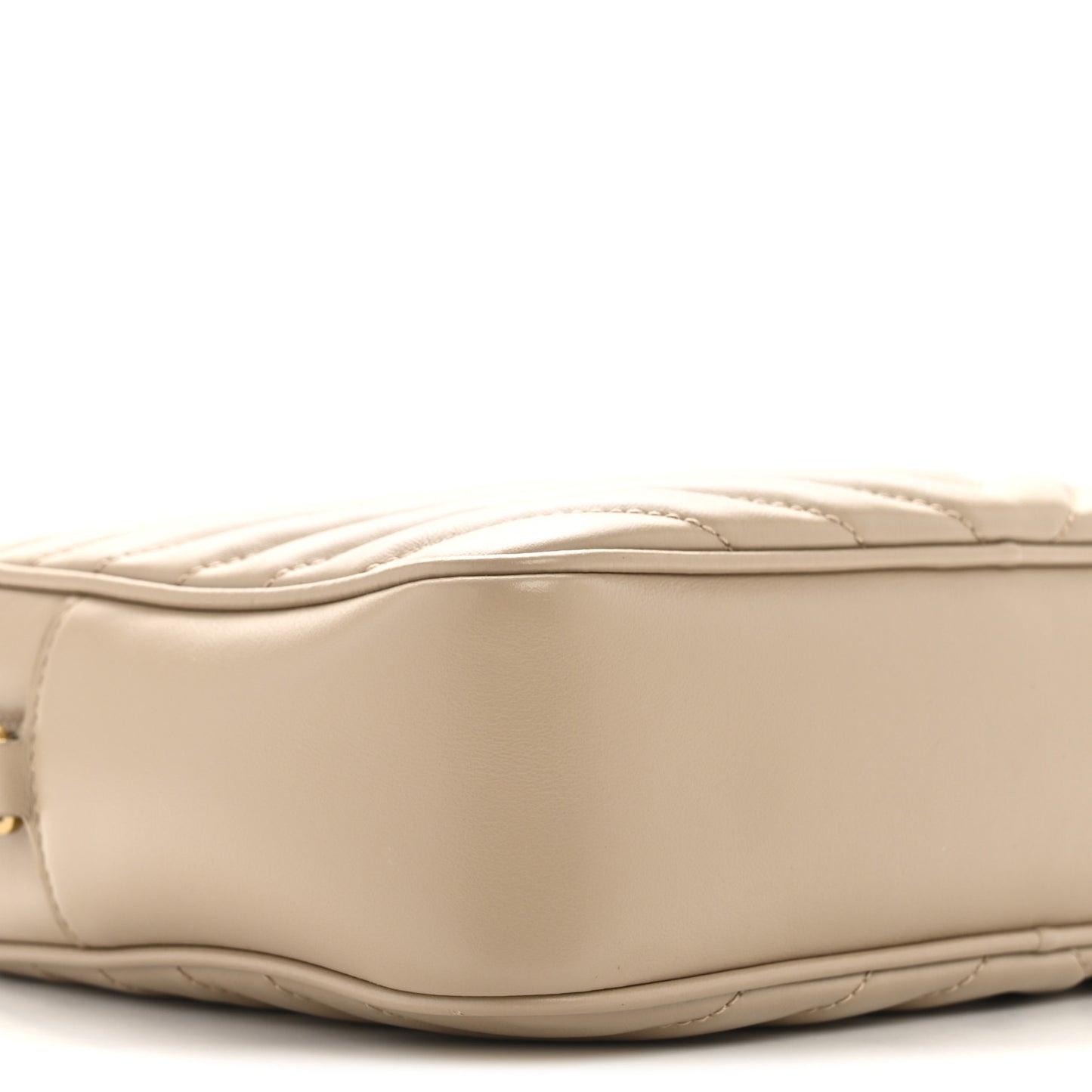 Calfskin Matelasse Monogram Lou Camera Bag Dark Beige