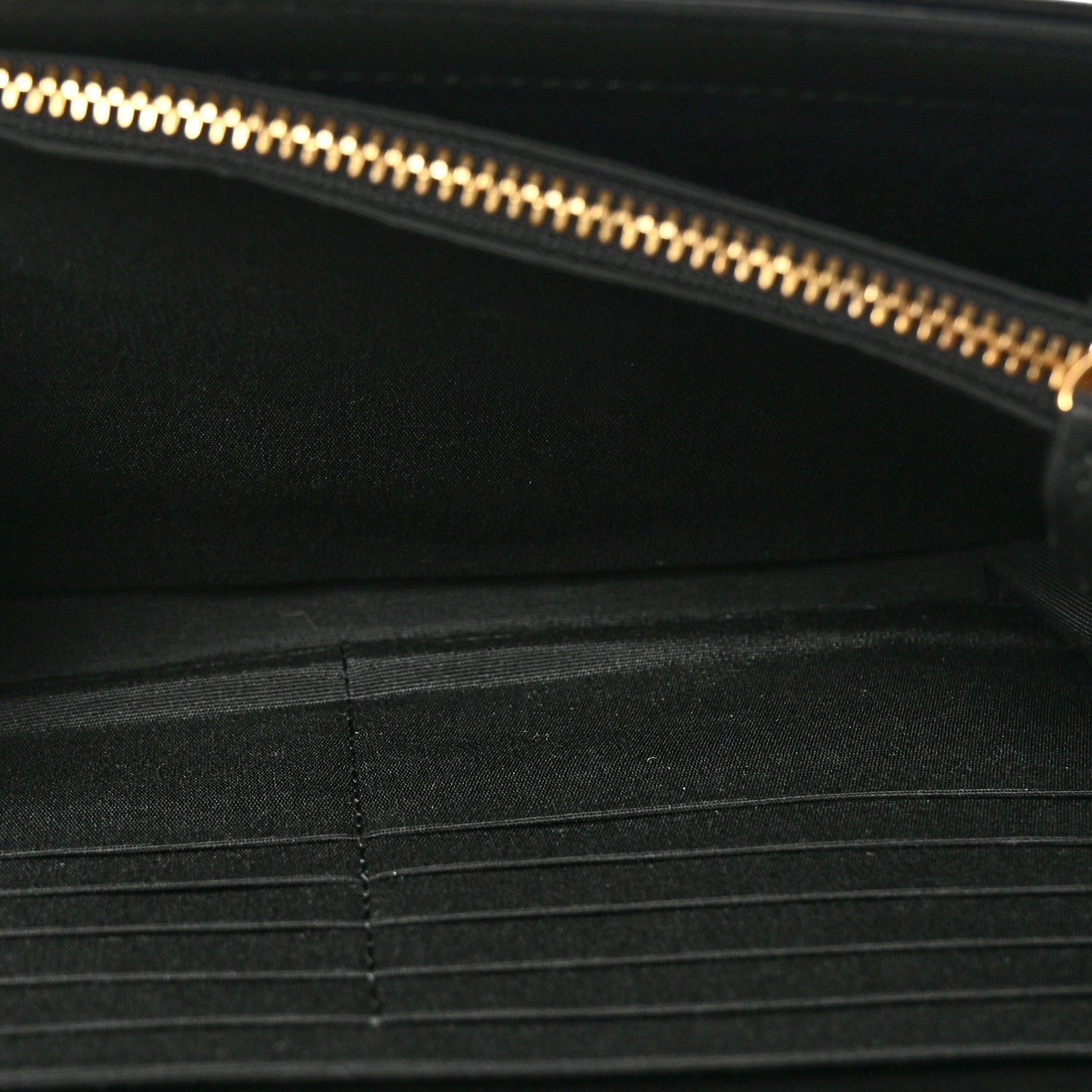 Versace Lambskin Quilted Medusa Wallet On Chain Crossbody Black 5 of 9
