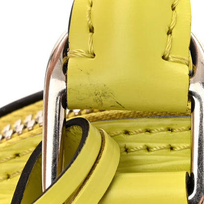 Louis Vuitton Epi Jacquard Alma BB Yellow Citron 11 of 12