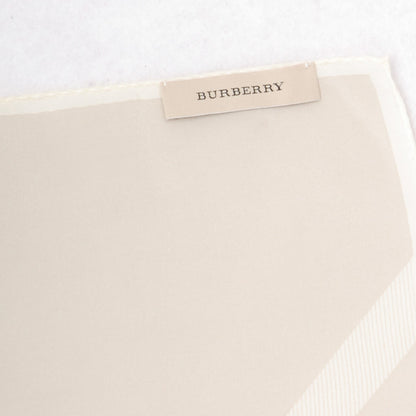 Burberry Silk Giant Check Scarf Pale Stone 4 of 5