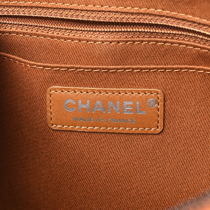Chanel Grained Vegetal Calfskin Small Urban Shopping Tote Camel 6 of 12