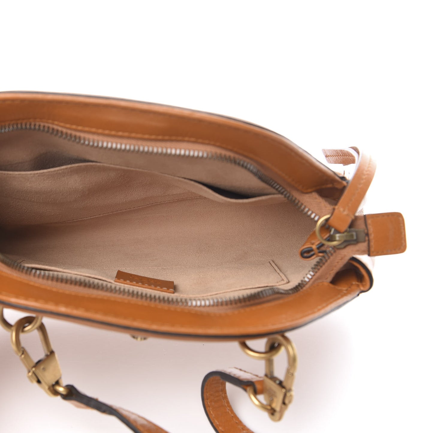 Calfskin Small Re(Belle) Crossbody Bag Brown