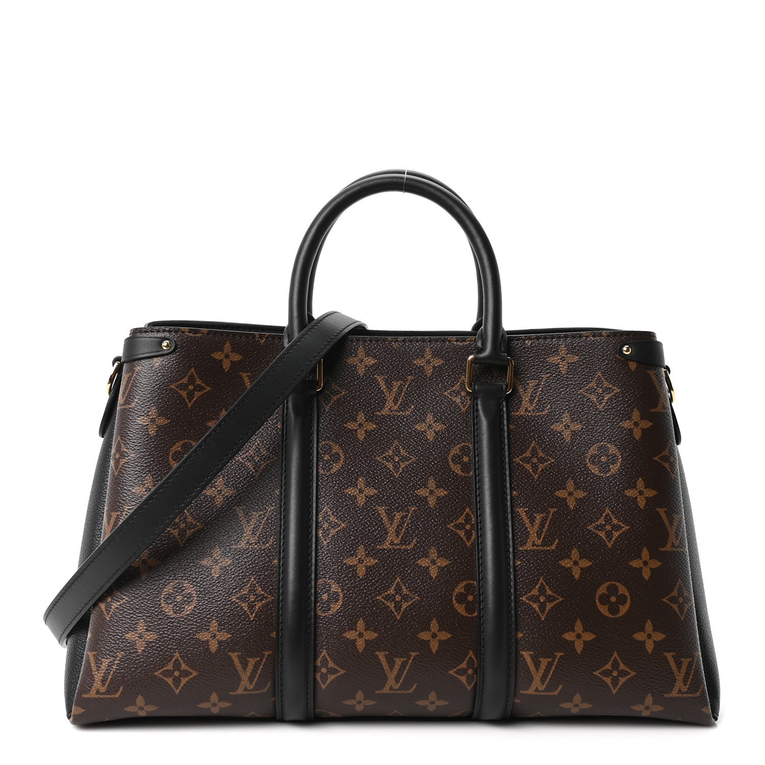 Louis Vuitton Monogram Soufflot MM Black 1 of 9