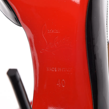 Christian Louboutin Patent Iriza 100 Pumps 40 Black 6 of 8