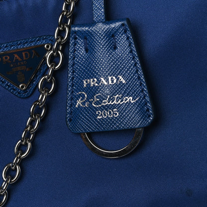 Prada Nylon Re-Edition 2005 Shoulder Bag Indaco 14 of 17