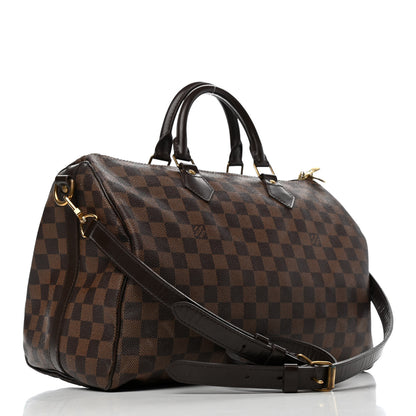 Louis Vuitton Damier Ebene Speedy Bandouliere 35 2 of 4
