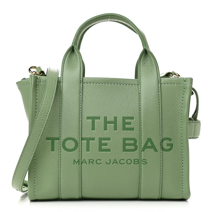 Marc Jacobs Grained Calfskin Small The Tote Bag Aspen Green 1 of 11