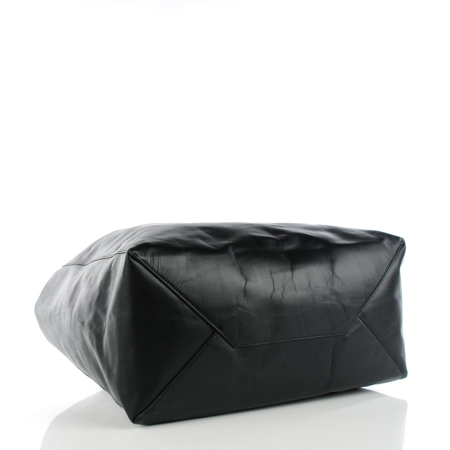 Lambskin Horizontal Cabas Black