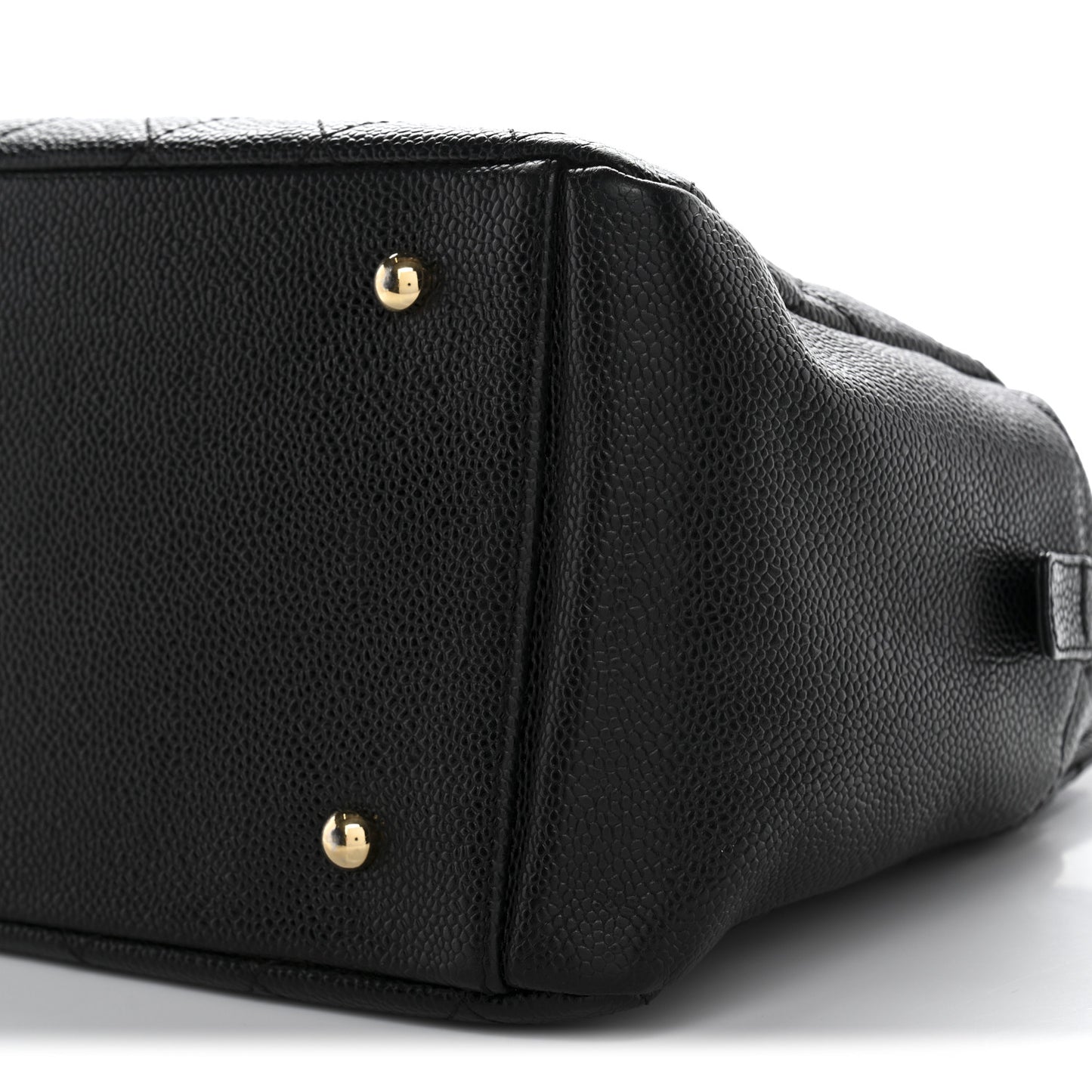 Caviar Quilted Petit Timeless Tote PTT Black