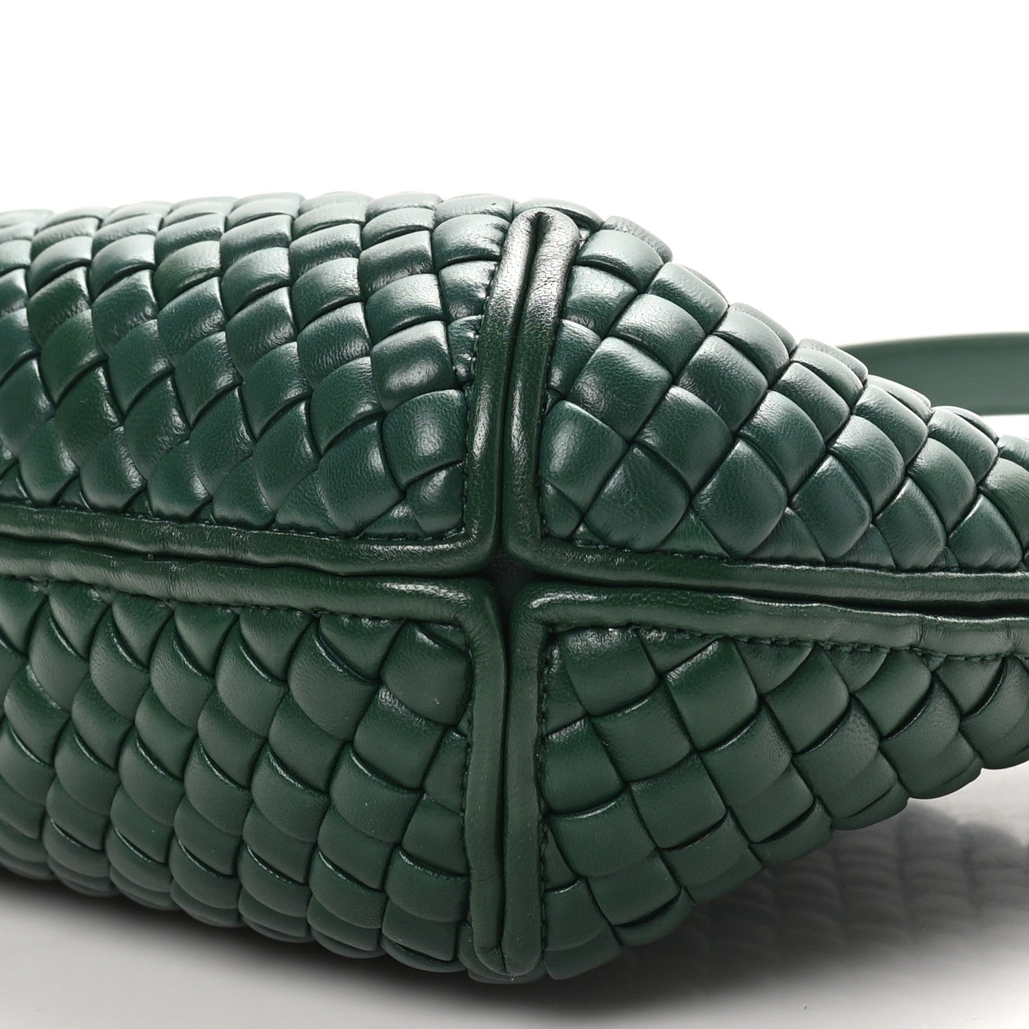 Bottega Veneta Nappa Intrecciato Small Clicker Shoulder Bag Raintree 9 of 9