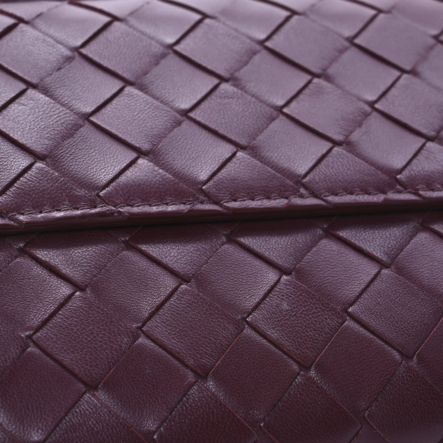 Bottega Veneta Nappa Intrecciato Long Andiamo Top Handle Clutch Barolo 12 of 13