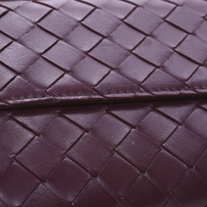 Bottega Veneta Nappa Intrecciato Long Andiamo Top Handle Clutch Barolo 12 of 13