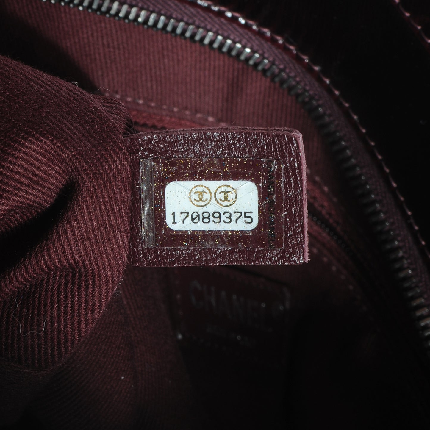 Coated Canvas Tote Bordeaux