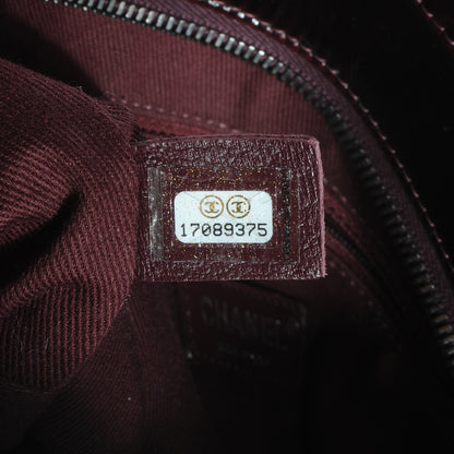 Chanel Coated Canvas Tote Bordeaux 7 of 10