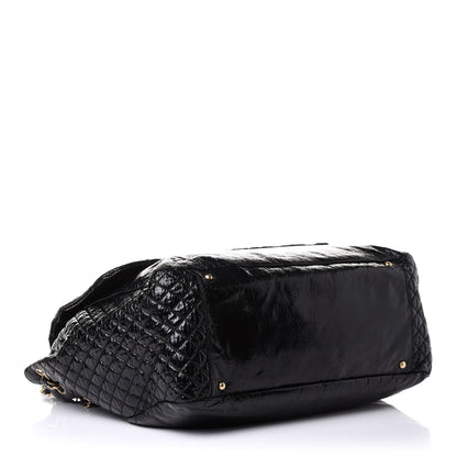 Chanel Vinyl XXL Rock and Chain Flap Black 4 of 10