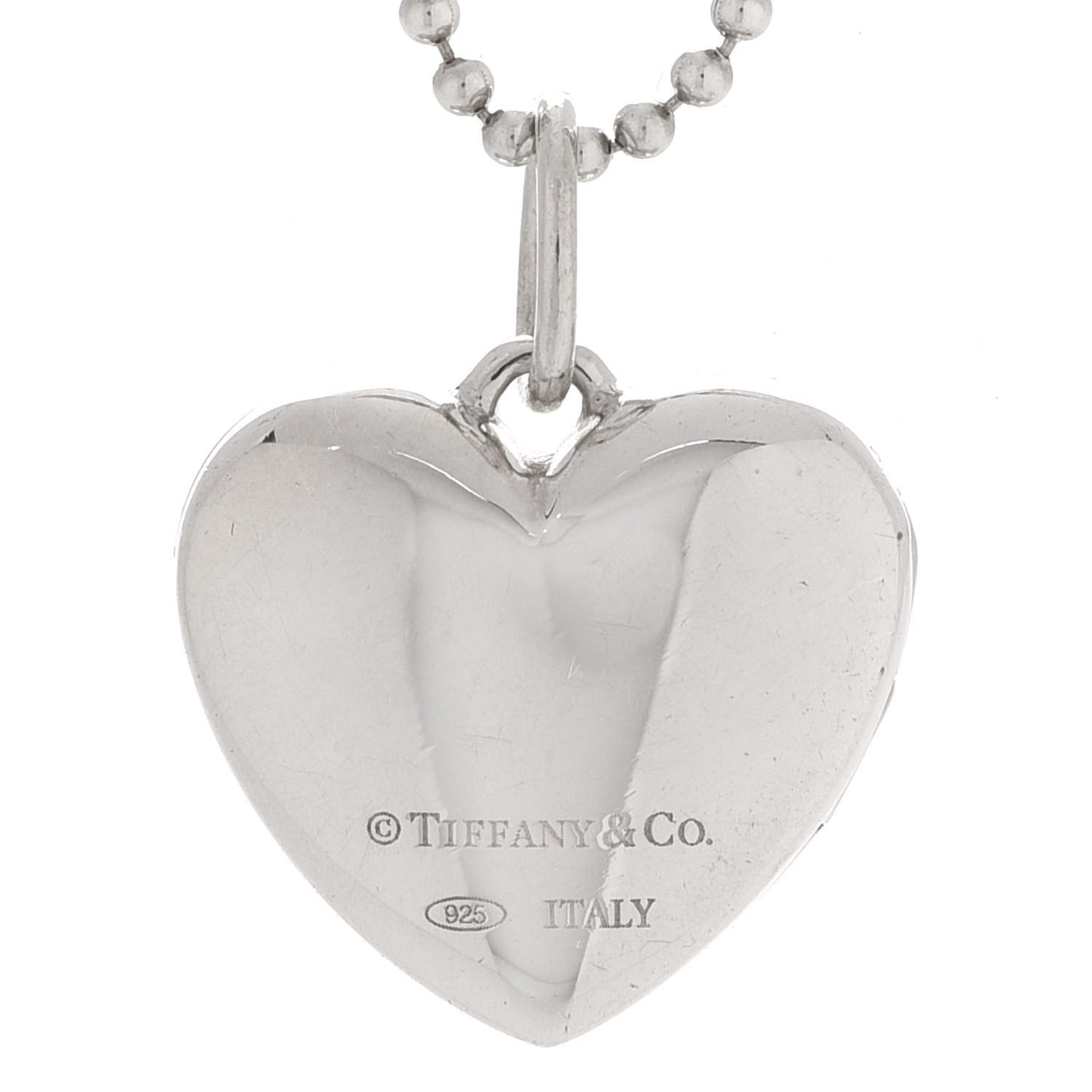 Sterling Silver I Love You Heart Locket Pendant Necklace
