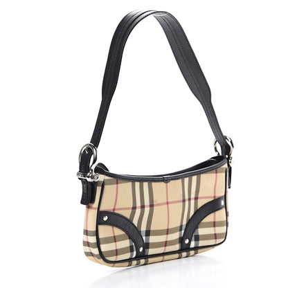 Burberry House Check Studded Shoulder Bag Black 2 of 12