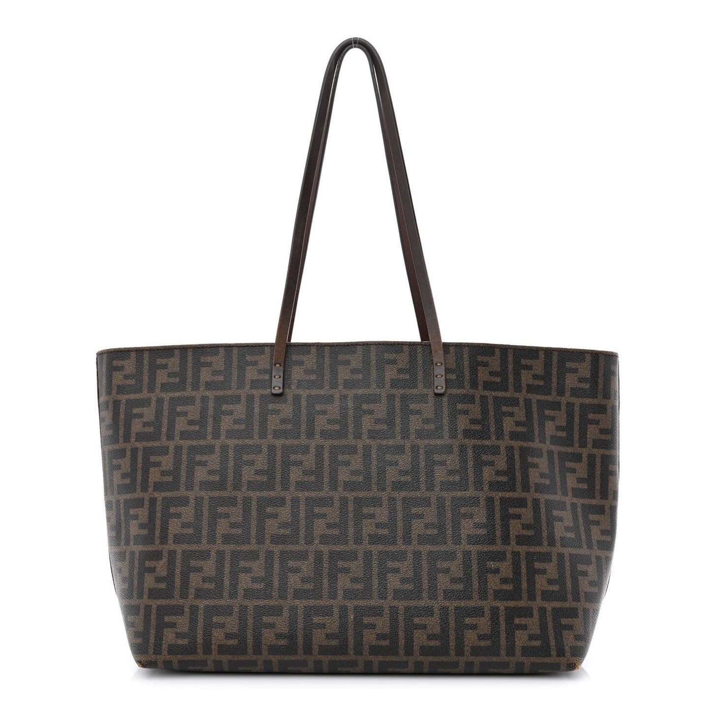Zucca Spalmati Medium Roll Tote Tobacco Moro