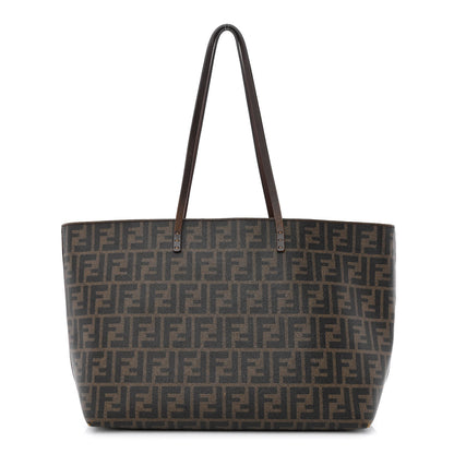 Fendi Zucca Spalmati Medium Roll Tote Tobacco Moro 1 of 12