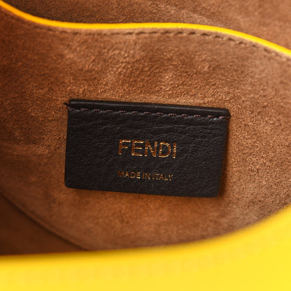 Fendi Vitello King Plexiglass Moonlight Shoulder Bag Lemon 6 of 9