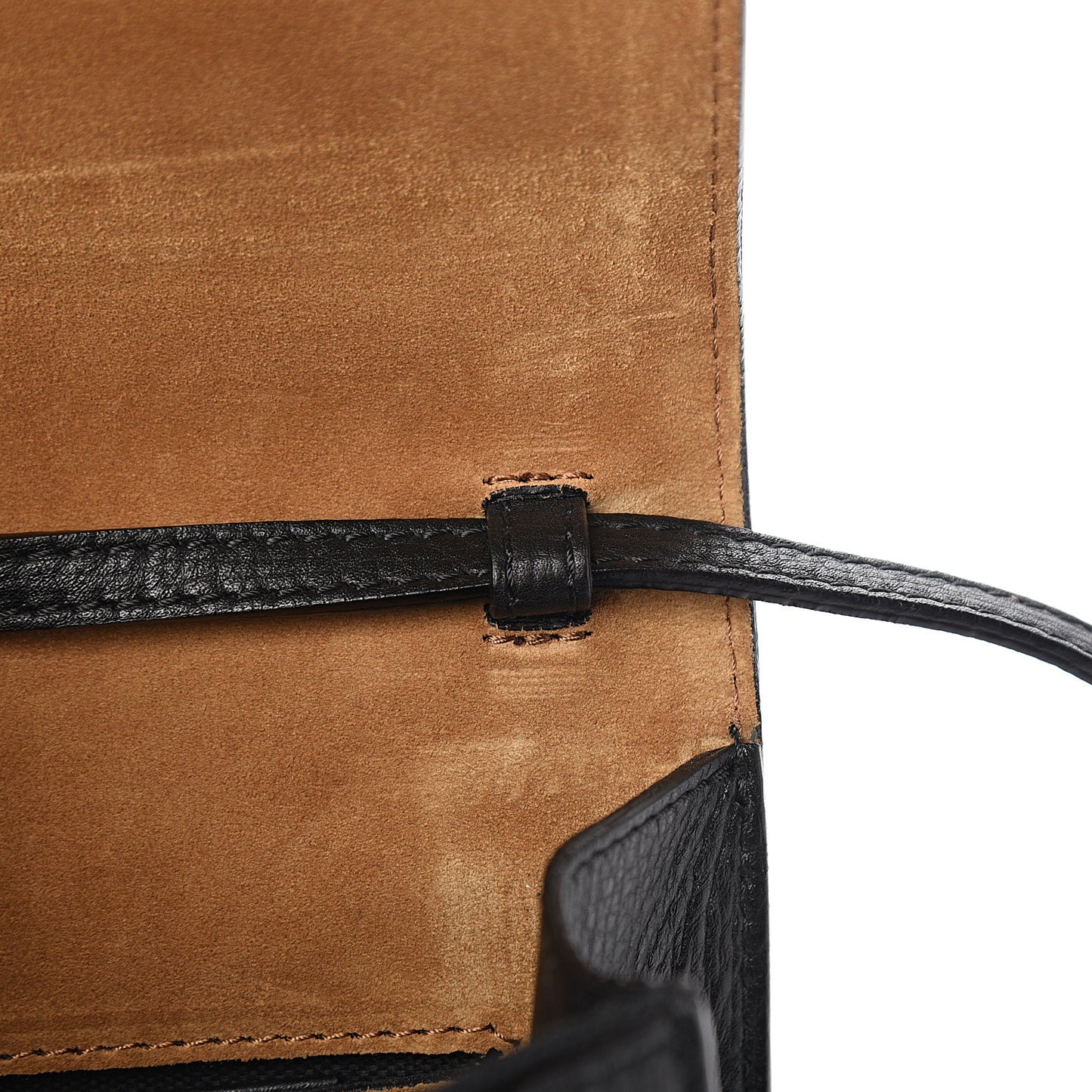 Derby Calfskin House Check Small Macken Crossbody Bag Black