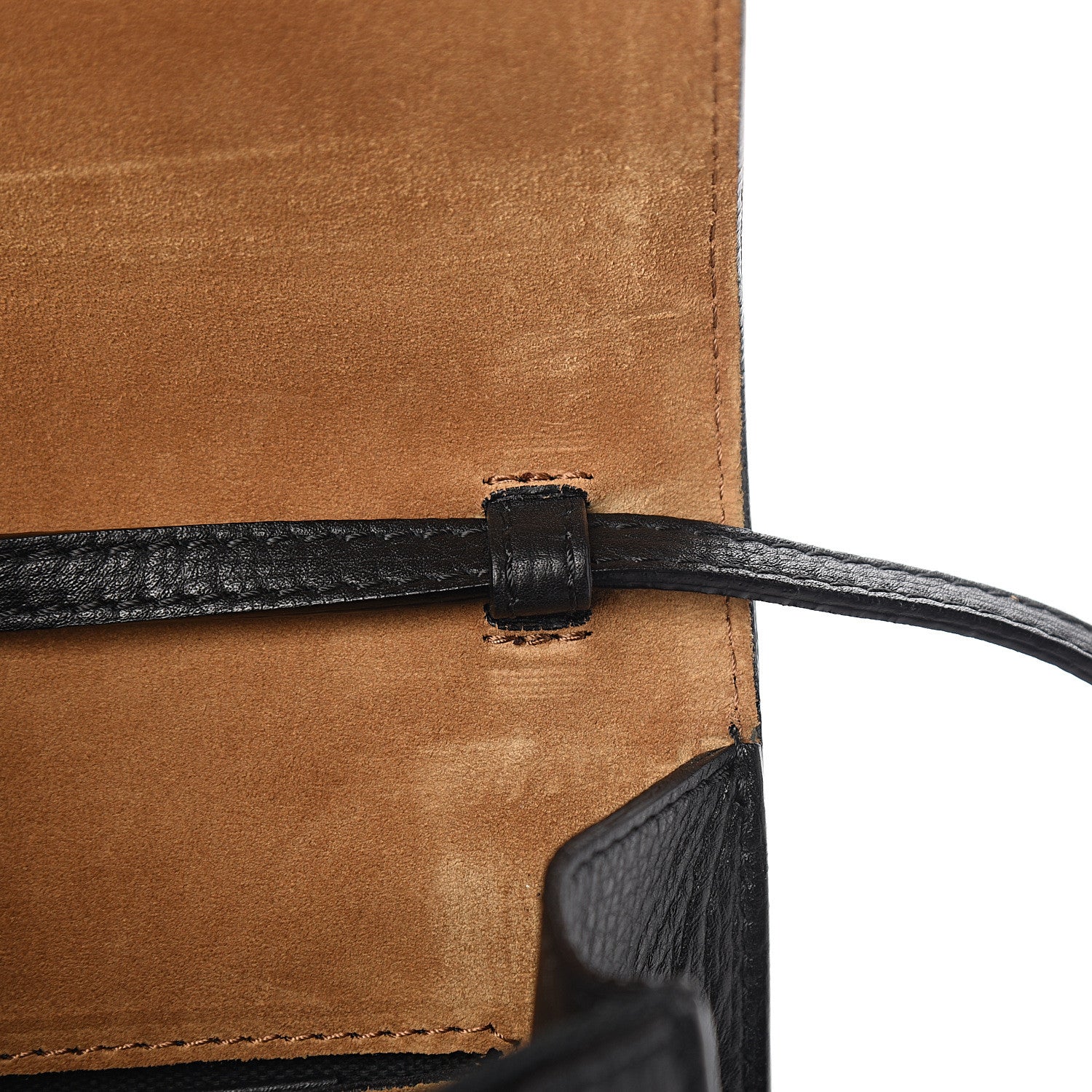 Burberry Derby Calfskin House Check Small Macken Crossbody Bag Black 7 of 11