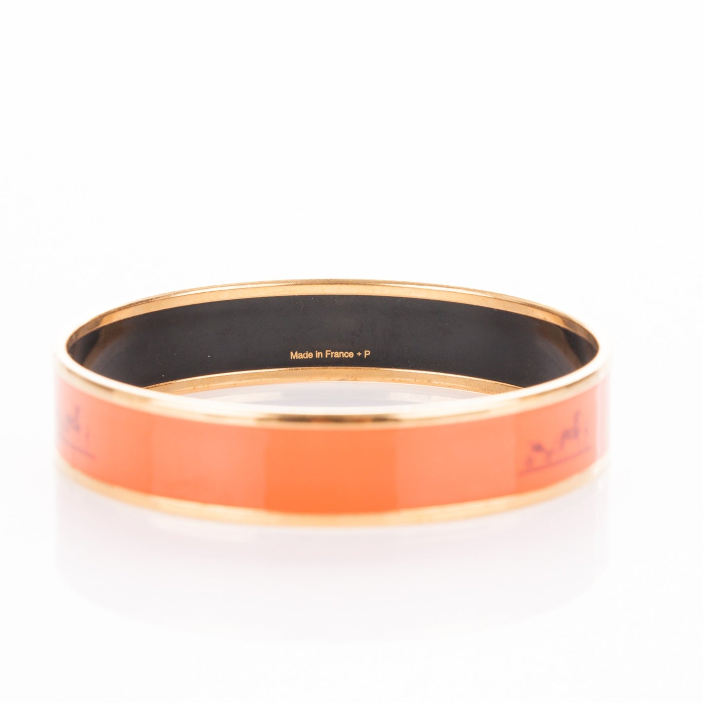 Enamel Printed Caleche M Bracelet Orange
