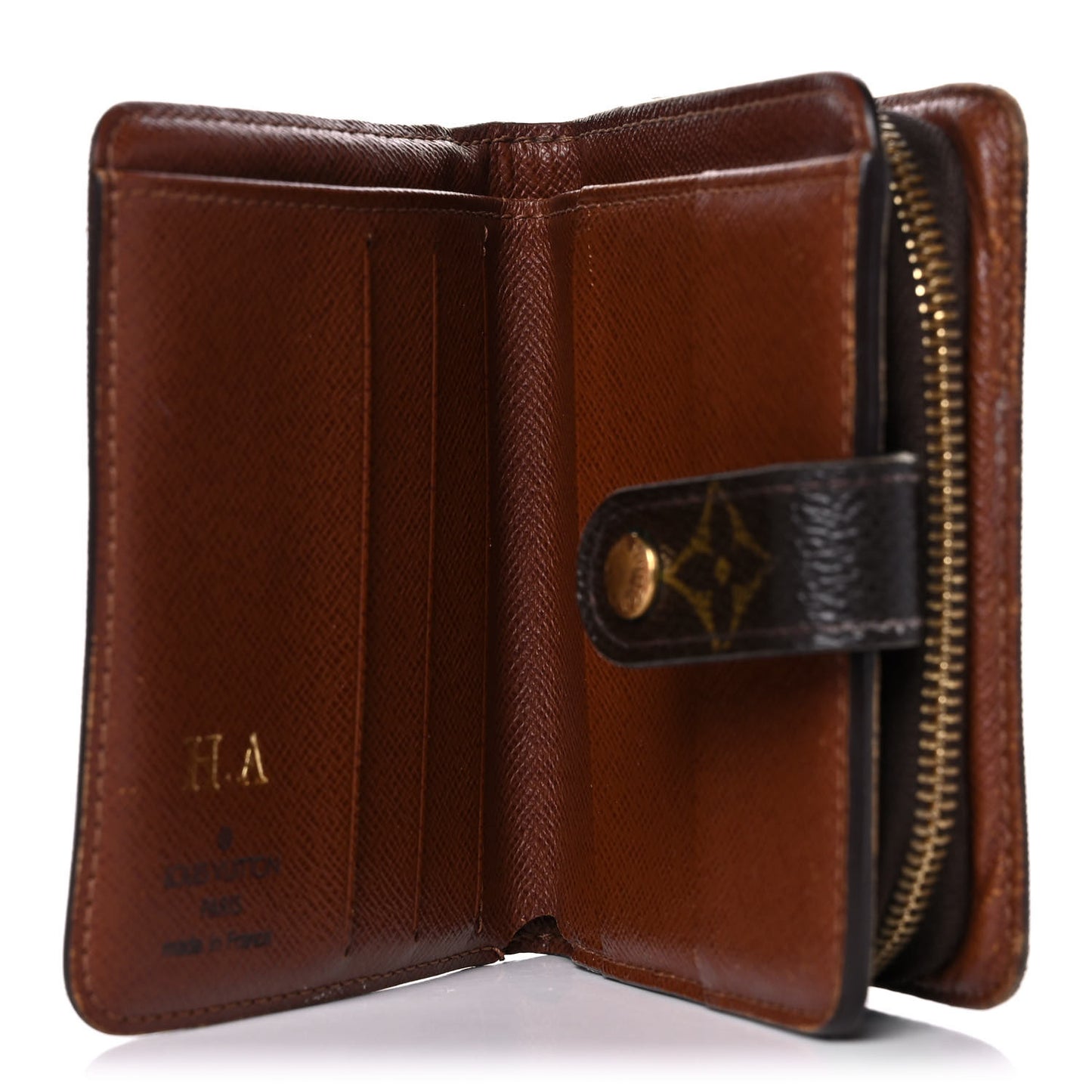 Monogram Compact Zippe Zipped Wallet