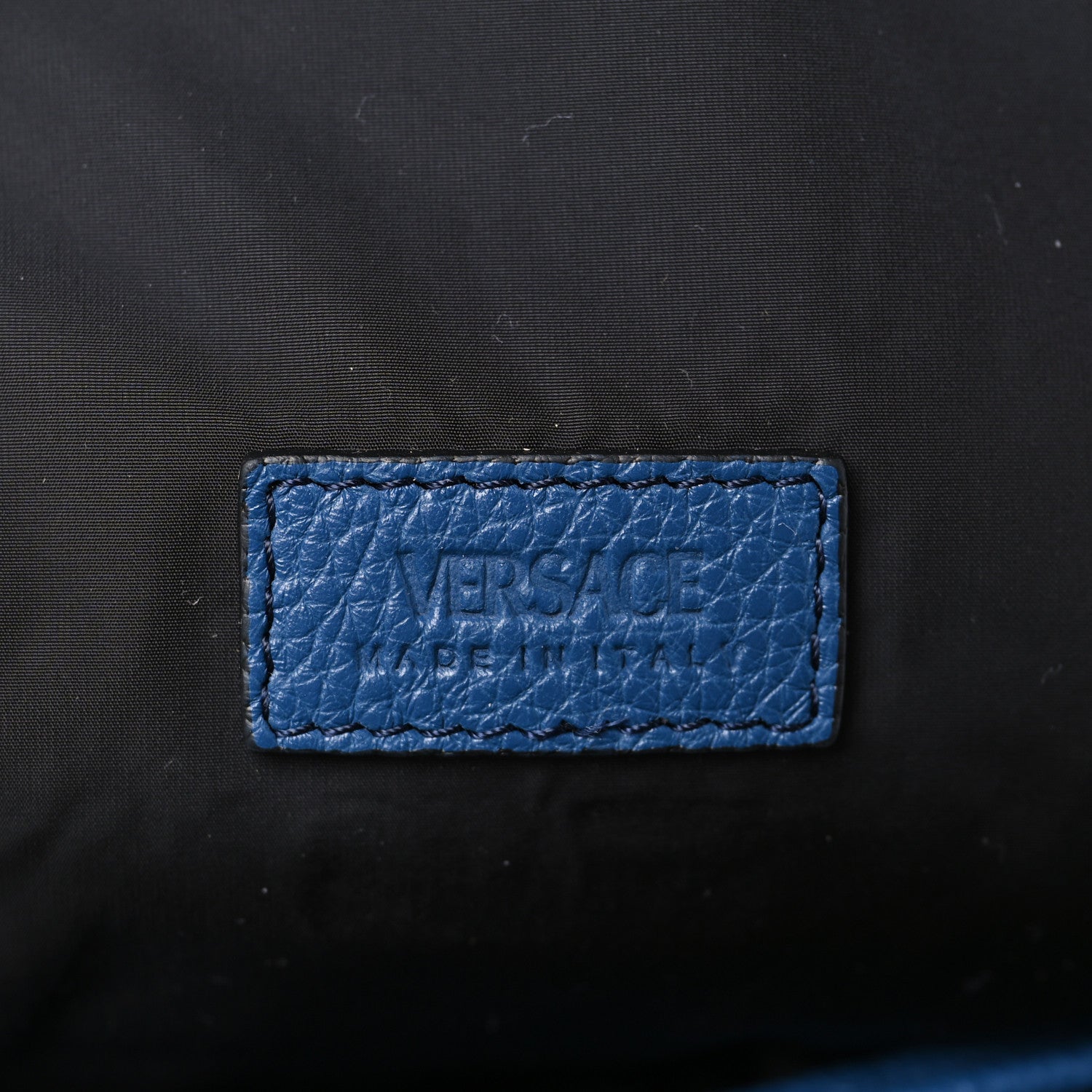 Versace Calfskin Sling Bag Blue 6 of 8
