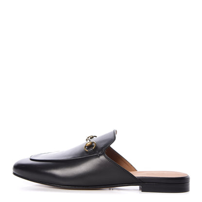 Gucci Calfskin Womens Princetown Slippers 40 Black 1 of 8