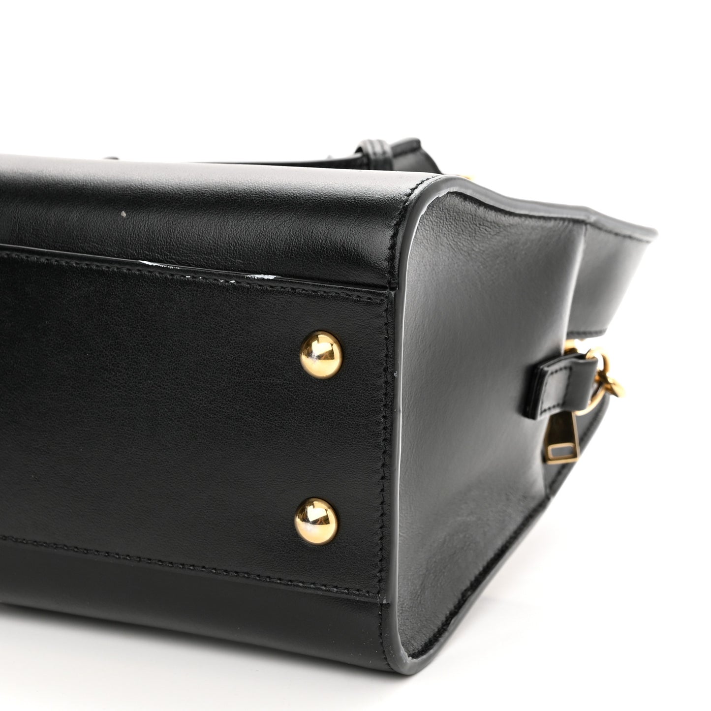 Calfskin Monogram Baby Cabas Black
