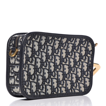 Christian Dior Oblique Diorquake Clutch Blue 3 of 10