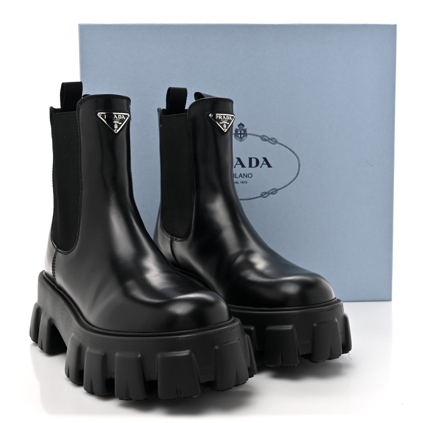 Spazzolato Rois Triangle Monolith Chelsea 55mm Boots 38 Black