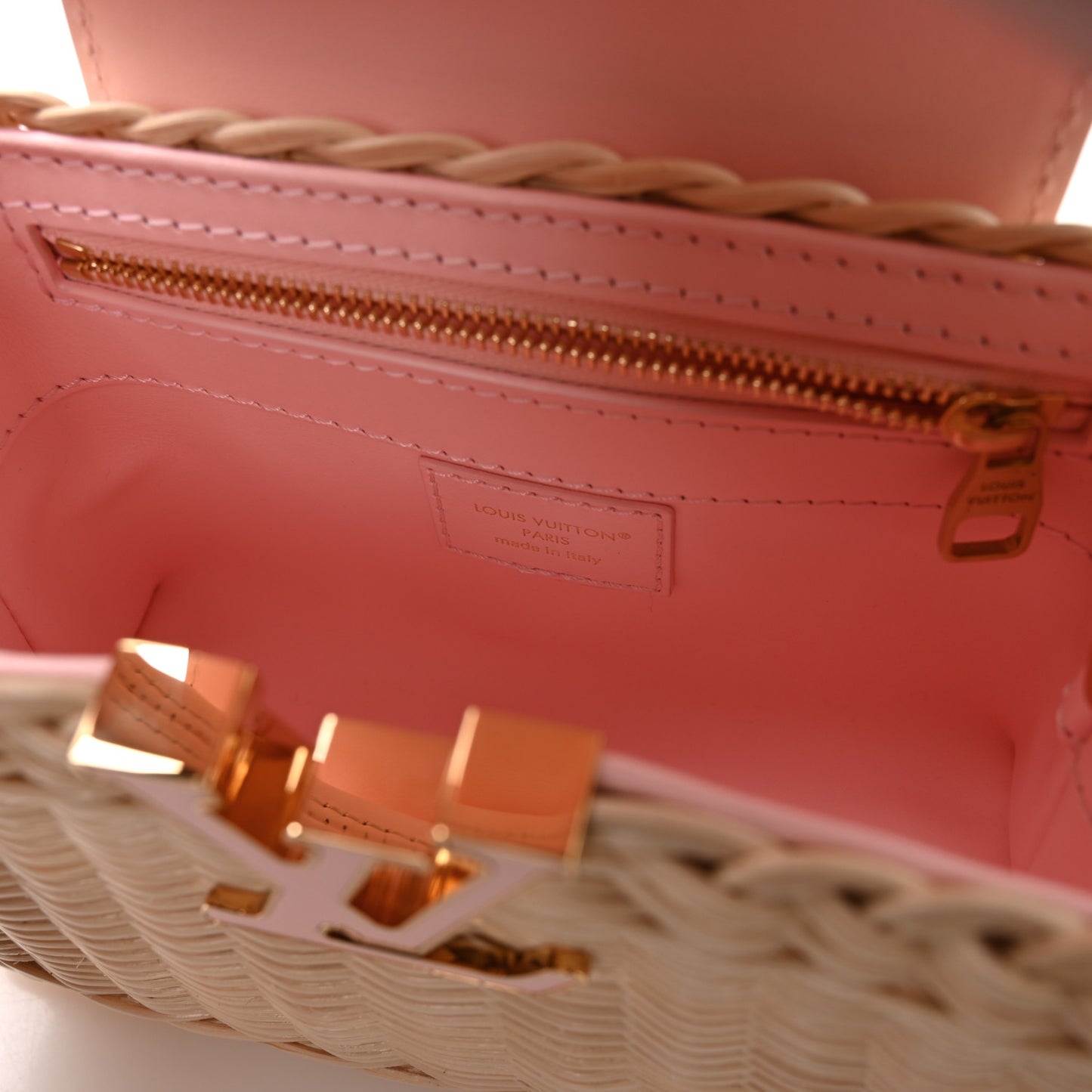 Rattan Denim Capucines Mini Washed Pink