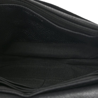 Chanel Caviar Half Moon Wallet On Chain WOC Black 5 of 14