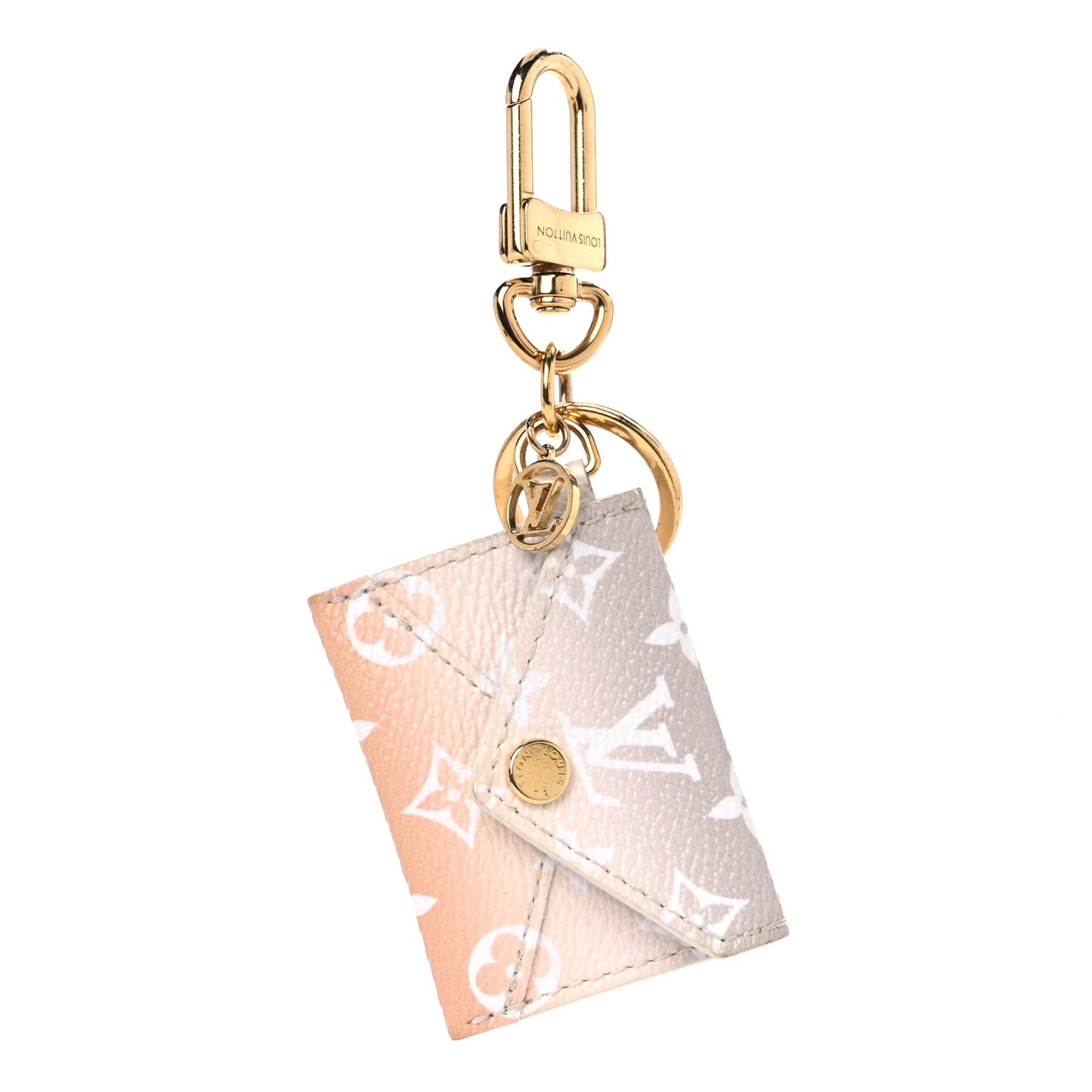 Monogram By The Pool Kirigami Pouch Key Holder Bag Charm Brume